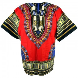 Camiseta Dashiki Roja