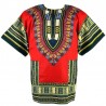 Camiseta Dashiki Roja