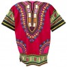 Camiseta Dashiki rosa 