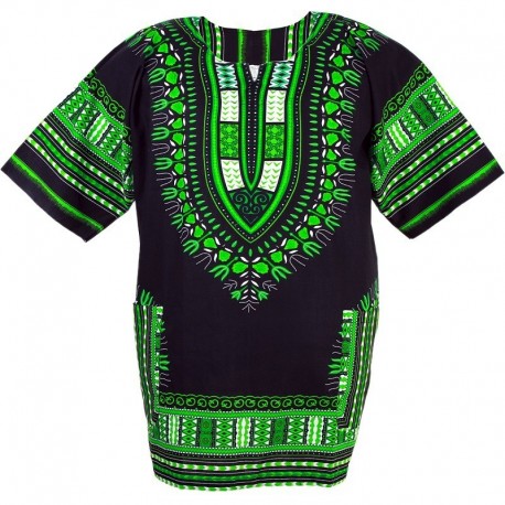 Camiseta Verde  Dashiki