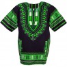 T-shirt Dashiki Vert