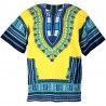 Camiseta Dashiki Amarilla y Azul 