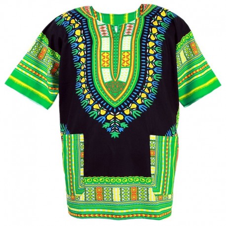 Maglietta Verde Dashiki 