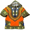 Orange Dashiki hoodie t-shirt