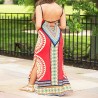 Red Yellow and Blue Tribal Ethnic Dress