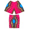 Dashiki rosa Niños | Camiseta y pantalones cortos