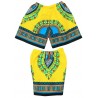 Dashiki giallo per bambini | Maglietta e pantaloncini