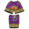 Dashiki Violet Enfant |T-shirt & Short