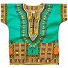 Dashiki verde para niños | Camiseta y pantalón corto