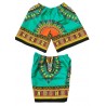 Dashiki Vert Enfant | T-shirt & Short