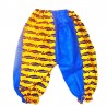 Blue and yellow baby set in African Ankara Wax fabric