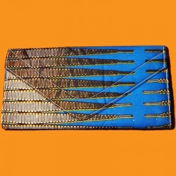 Borsa etnica blu e marrone per le donne