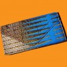 Blue and brown ethnic Clutch Bag