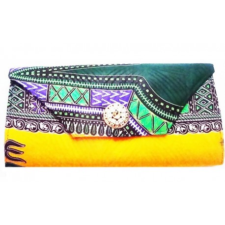 African Dashiki Print Clutch Bag elegant 