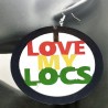 Orecchini rasta "Love my locs"