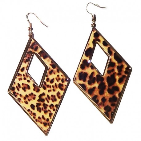 Pendientes de leopardo