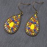 Orecchini vintage multicolori