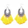 Yellow earrings for women