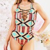 Costume Da Bagno Un-Pezzo ethnico - Stile Kente