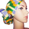 Foulard Kente vert multicolore