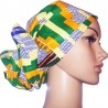 Foulard Kente vert multicolore