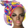 Multicolored Kente headwrap