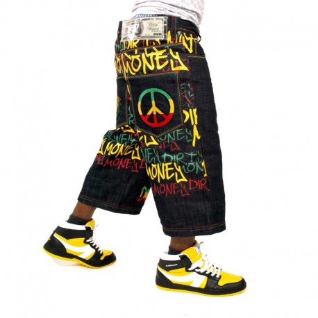 Pantaloni corti Jean Rasta Africa