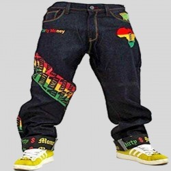 Africa Rasta Hip Hop Baggy Jean Pant