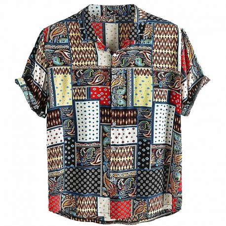 Chemise homme multicolore