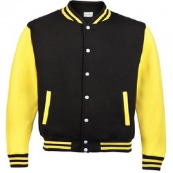 Veste noir et jaune pour homme