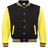Black and yellow jacket for men