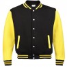 Veste noir et jaune pour homme