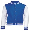 Blue and white jacket for men