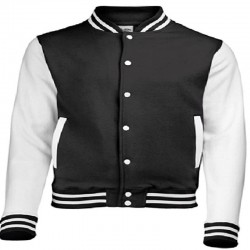 Black and white jacket for men