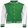 Chaqueta verde y blanca de hombre