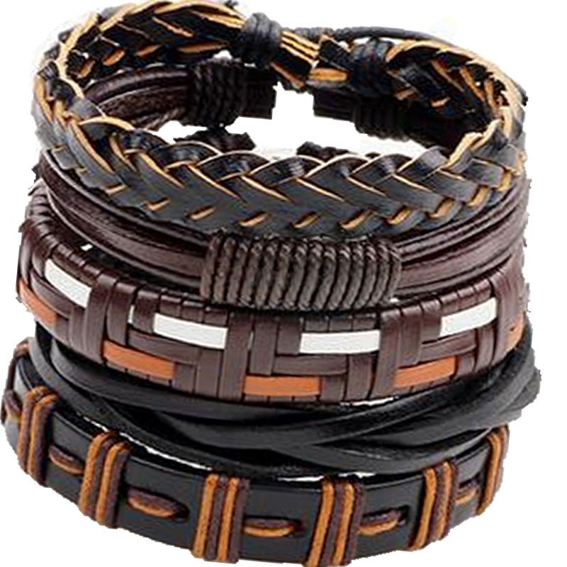 Lote de 5 pulseras para hombre - Original