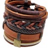 Juego de 5 pulseras Vintage para hombre
