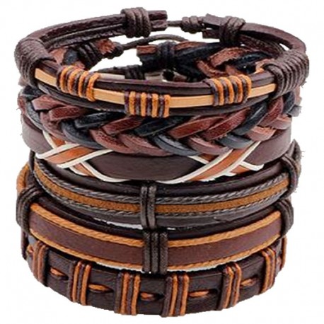Set of 6 Men's Bracelets 