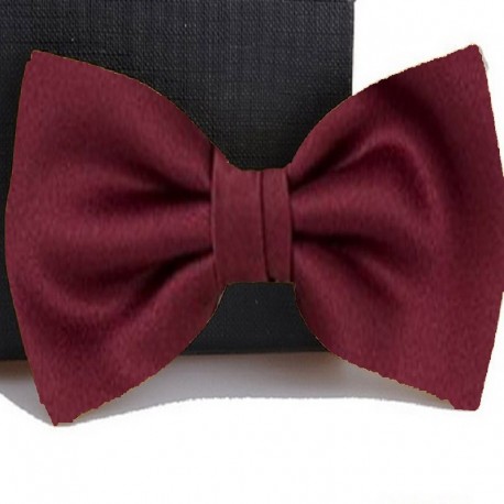 Papillon da uomo bordeaux