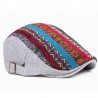 Multicolored gray ethnic beret | Ethnic hat