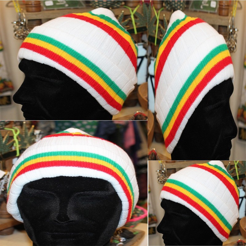 Bonnet et casquettes dreadlocks rasta reggae 100% coton Destockage