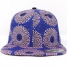 Blue Ankara Cap - Snapback