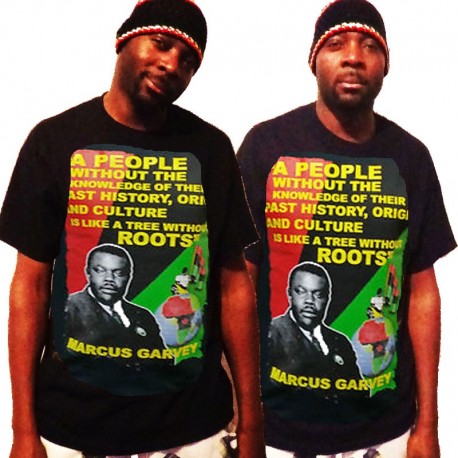Marcus Garvey T shirt  A People Without Knowledge  - African American