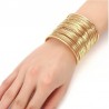Gold multirow bracelet