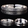 Ethnic silver cuff bracelet