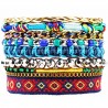 Bracciale bohémien blu