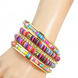 Lot de 4 bracelets de Perles pour femme