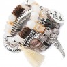 Bracelet perles bohème chic | Lot de 4 bracelets