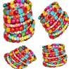 Bracelet femme perles multicolores