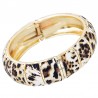 Chic leopard style cuff bracelet